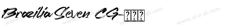 Brazilia Seven CG字体转换